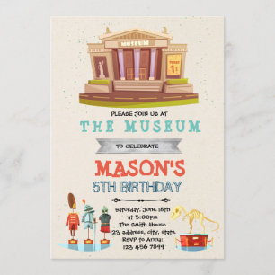 Museum Birthday Invitation