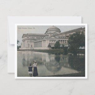 Museum, Chicago IL 1910s Vintage Inspired Postcard