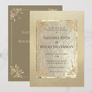 Museum Gold Affair Wedding & Party Invitation