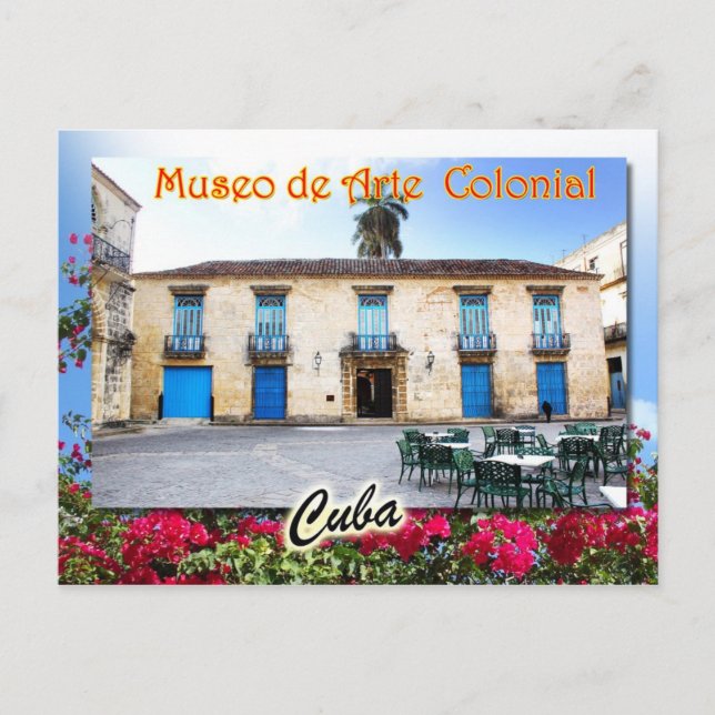 Museum of Colonial Art, Havana, Cuba Postcard (Front)