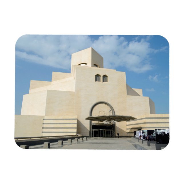 Museum of Islamic Arts, Qatar rectangular magnet (Horizontal)