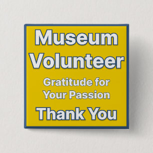 Museum Volunteer Button