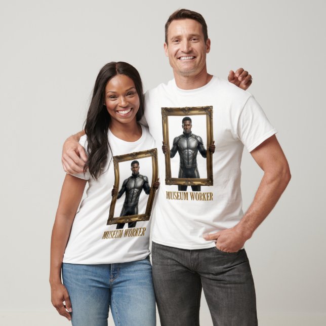 Museum Worker Superhero T-shirt (Unisex)
