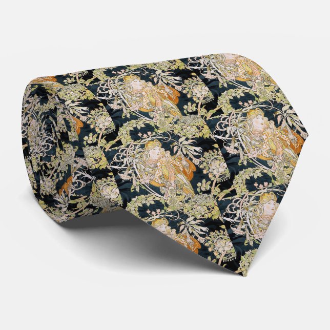 Musha, a woman with daisies tie (Rolled)