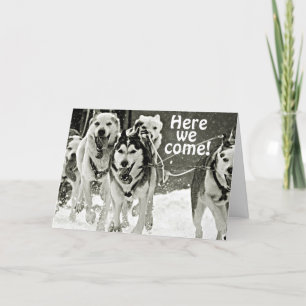 MUSHERS SAY HERE WE COME BROTHER ON YOUR BIRTHDAY CARD