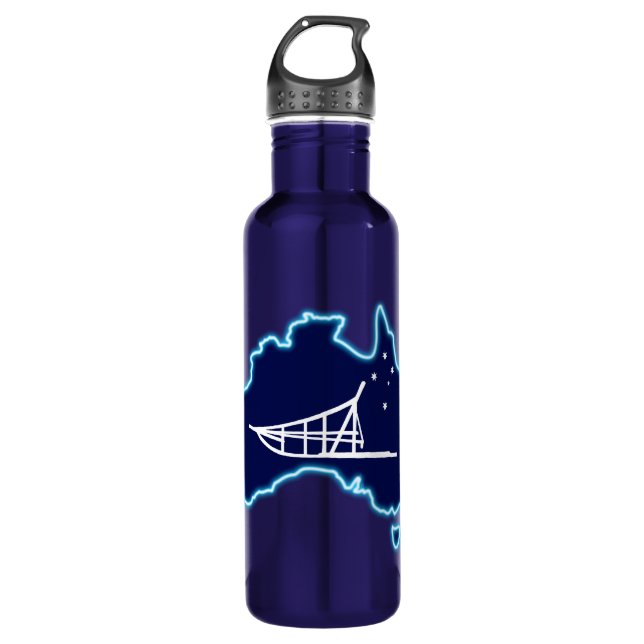 Mushing Down Under 710 Ml Water Bottle (Front)