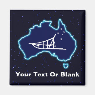 Mushing Down Under Magnet