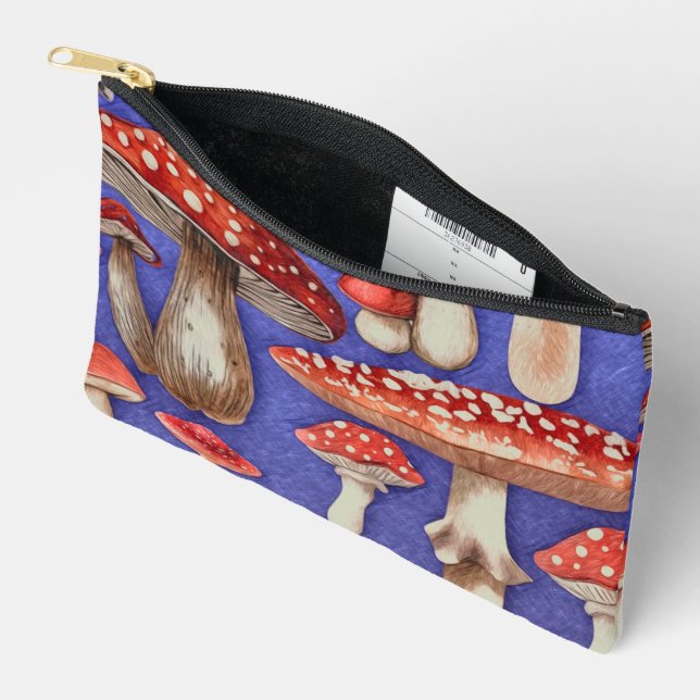 Mushroom Accessory Pouch (Open)
