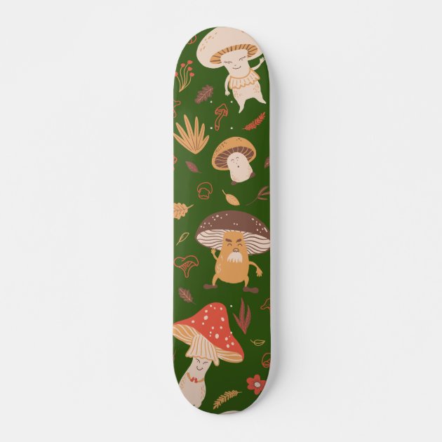 Mushroom Aesthetic - Goblincore - Cottagecore Skateboard | Zazzle