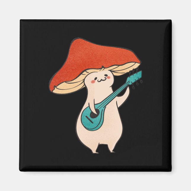 Mushroom And Music Magnet (Front)