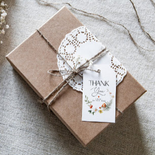 Mushroom and Strawberries Baby Shower or Birthday Gift Tags