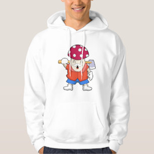 Mushroom as Farmer with Axe Hoodie