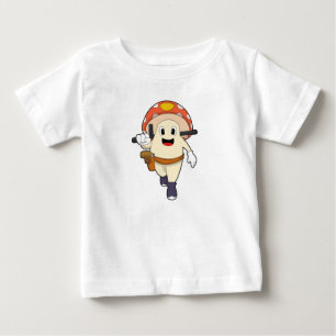 Mushroom as Police officer at Police Baby T-Shirt
