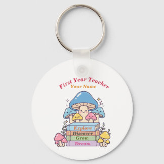 Mushroom Bookish | Pocket-Sized Bookish Fantasy Keychain