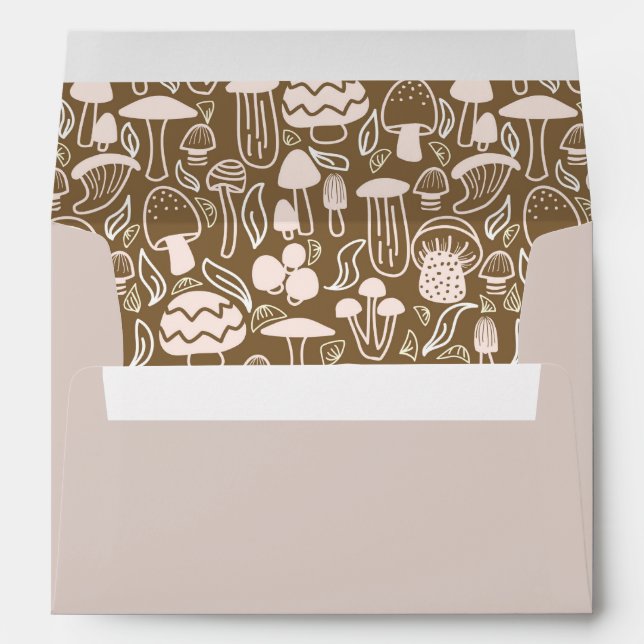 Mushroom Brown  Envelope (Back (Bottom))