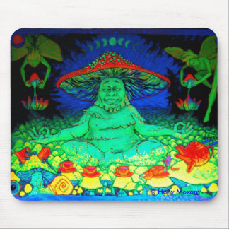 Mushroom Buddah Mousepad