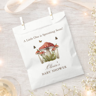 Mushroom Butterfly Theme Baby Shower Souvenir Favour Bag