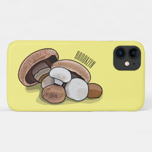 Mushroom cartoon illustration iPhone 11 case