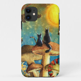 Mushroom Cats iPhone 11 Case