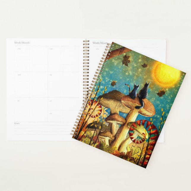Mushroom Cats  Planner (Display)