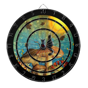 Mushroom Cats Regulation Dartboard