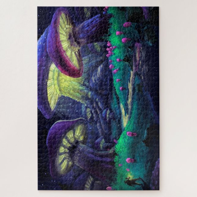 Mushroom City Puzzle (Vertical)