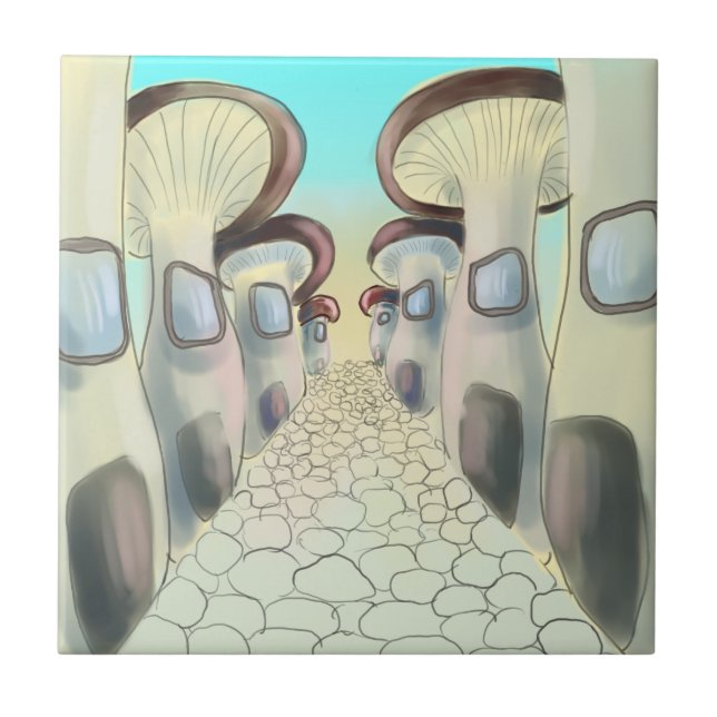 Mushroom city street tile (Front)