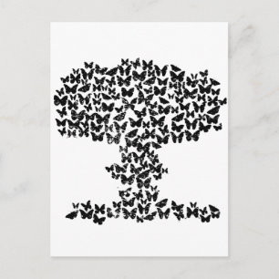 Mushroom Cloud of Butterflies Postcard