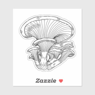 Mushroom Cluster Sticker