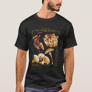 Mushroom Collecting Mushroom Species Mushroom Hunt T-Shirt