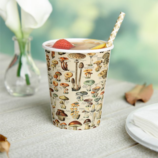 Mushroom Collection Paper Cups (Insitu)