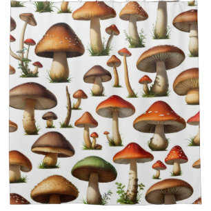 Mushroom Collection Pattern Design