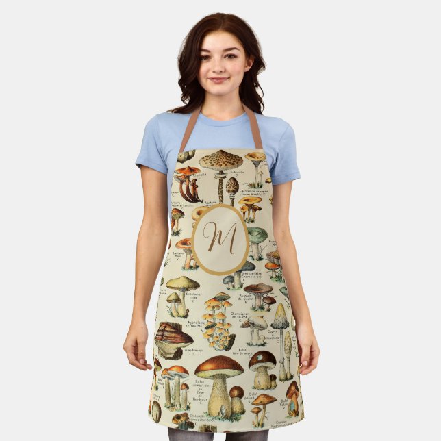 Mushroom Collection (personalized)   Apron (Worn)