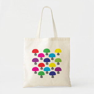 Mushroom Colourful Mushroom Pattern  Tote Bag