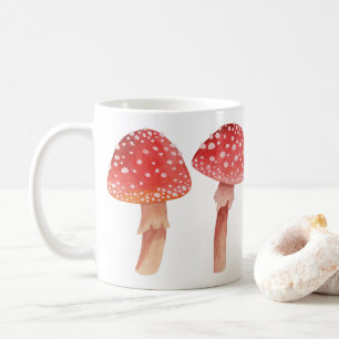 Mushroom Cottagecore   Rustic Woodland Toadstool Coffee Mug
