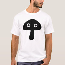 Mushroom Face Silhouette 
