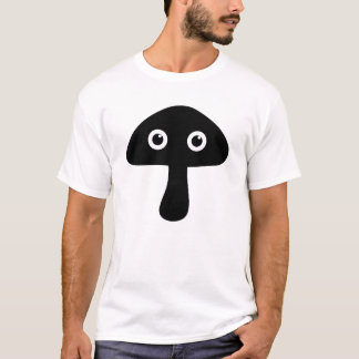 Mushroom Face Silhouette  T-Shirt