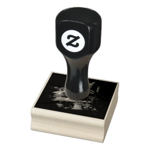 mushroom fairy rubber stamp