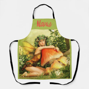 Mushroom fairy Thunder_Cove Apron