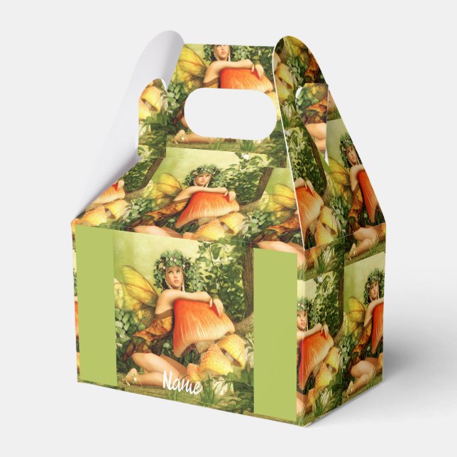 Mushroom fairy Thunder_Cove Favor Box (Front Side)