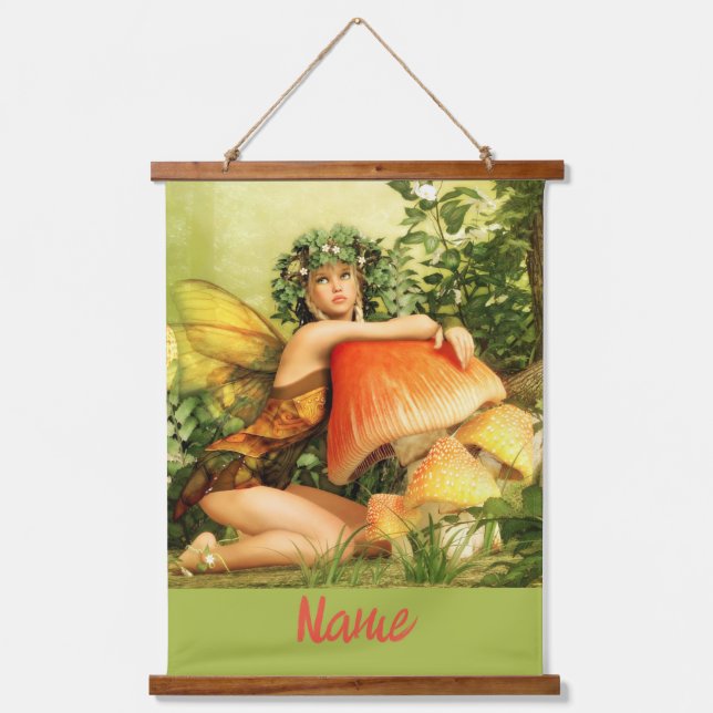 Mushroom fairy Thunder_Cove  Hanging Tapestry (Front)
