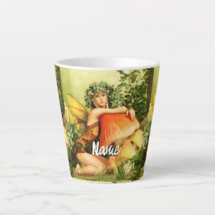 Mushroom fairy Thunder_Cove Latte Mug