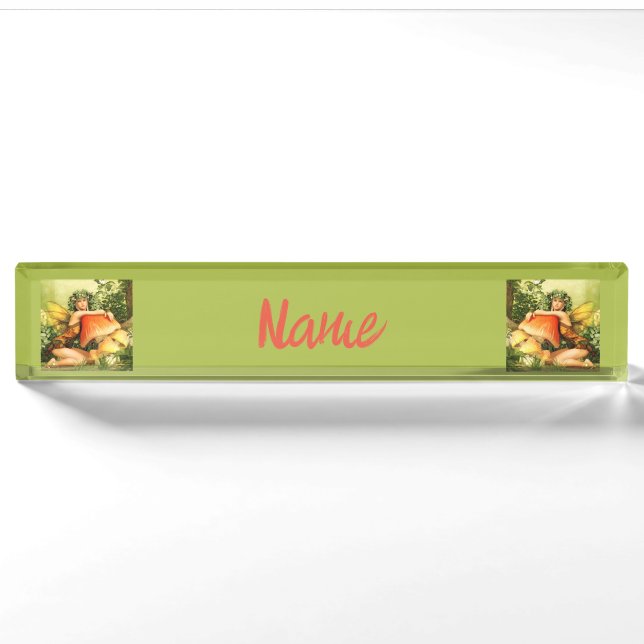 Mushroom fairy Thunder_Cove Nameplate (Front)