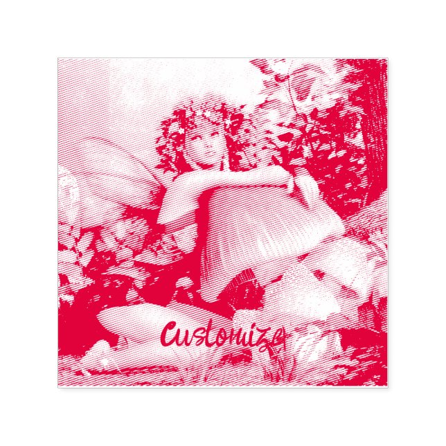 Mushroom fairy Thunder_Cove Self-inking Stamp (Design)