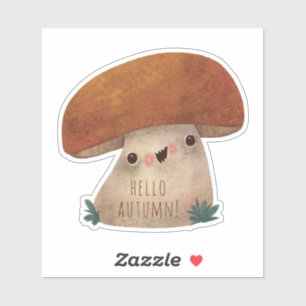 Mushroom Fall Autumn Season Thanksgiving  Sticker