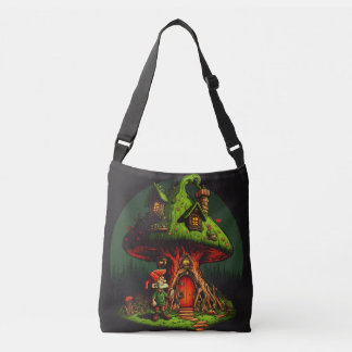 mushroom fantasy home Crossbody Bags