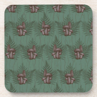 Mushroom Fern Forest Coaster