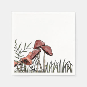 Mushroom Field   Napkin