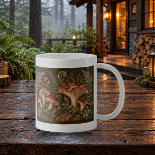 Mushroom Field Notes Nature Study Mug