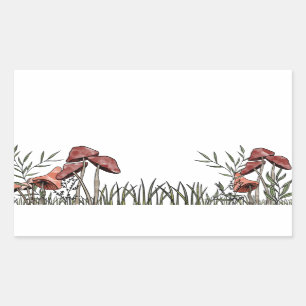 Mushroom Field Sticker